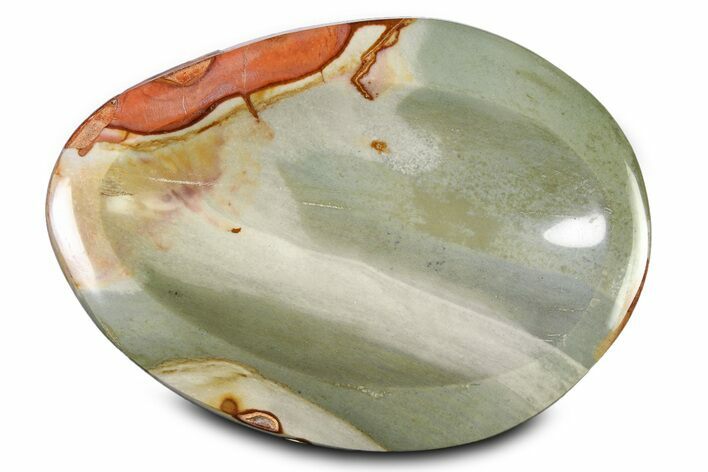 Polished Polychrome Jasper Dish - Madagascar #318325